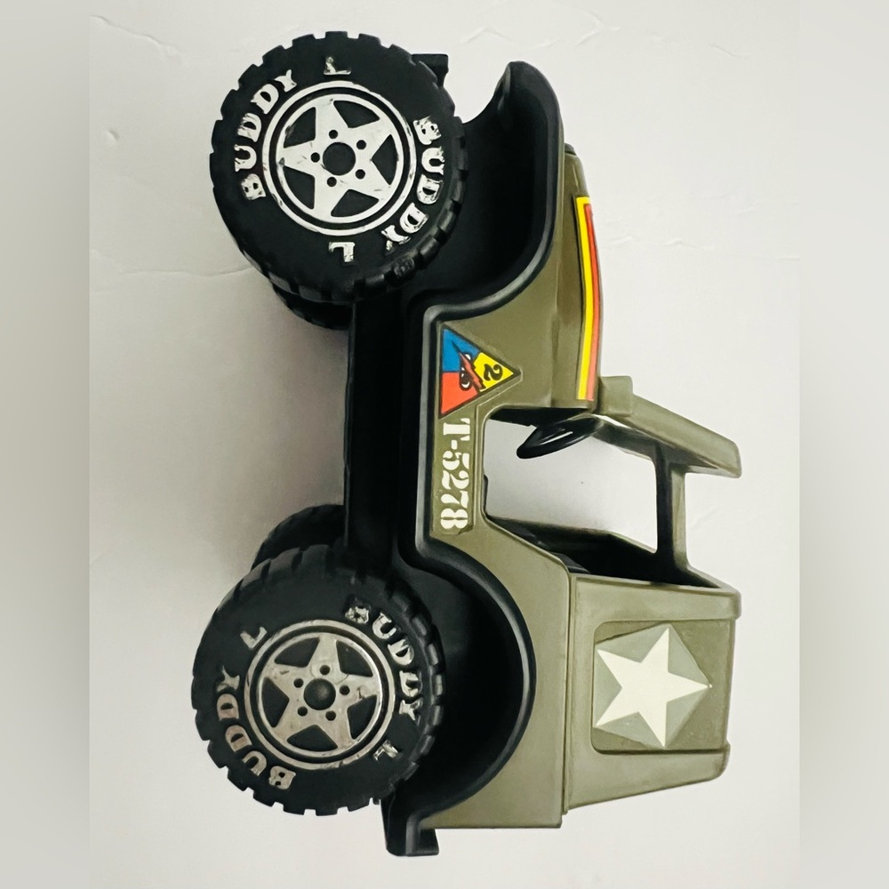 Vintage Buddy L Army Jeep T-5278 Hong Kong 6โ Military Toy Vehicle - Picture 2 of 7